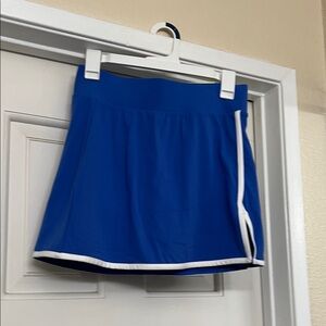 All in Motion Blue Skort with White Trim